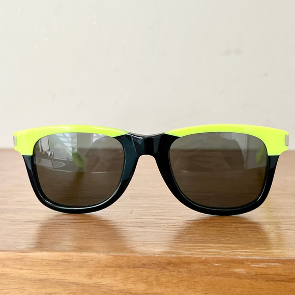 Saint Laurent Green Black Unisex Square Sunglasses SL 51 - Picture 1 of 9